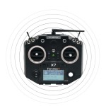Commercio all'ingrosso FrSky ACCESS Taranis Q X7 2.4G 16CH modalità 2 bianco nero versione internazionale per RC Drone Quadcopter pezzi di ricambio